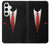 W1805 Black Suit Hard Case and Leather Flip Case For Samsung Galaxy S24 Plus