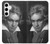 W1930 Beethoven Hard Case and Leather Flip Case For Samsung Galaxy S24 Plus