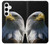W2046 Bald Eagle Hard Case and Leather Flip Case For Samsung Galaxy S24 Plus