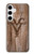 W2183 Goat Wood Graphic Printed Hard Case and Leather Flip Case For Samsung Galaxy S24 Plus