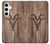 W2183 Goat Wood Graphic Printed Hard Case and Leather Flip Case For Samsung Galaxy S24 Plus