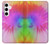 W2488 Tie Dye Color Hard Case and Leather Flip Case For Samsung Galaxy S24 Plus