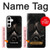W2910 Gas Mask Hard Case and Leather Flip Case For Samsung Galaxy S24 Plus