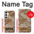 W2939 Desert Digital Camo Camouflage Hard Case and Leather Flip Case For Samsung Galaxy S24 Plus