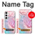 W3050 Vintage Pastel Flowers Hard Case and Leather Flip Case For Samsung Galaxy S24 Plus