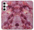 W3052 Pink Marble Graphic Printed Hard Case and Leather Flip Case For Samsung Galaxy S24 Plus