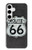 W3207 Route 66 Sign Hard Case and Leather Flip Case For Samsung Galaxy S24 Plus