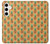 W3258 Pineapple Pattern Hard Case and Leather Flip Case For Samsung Galaxy S24 Plus