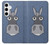 W3271 Donkey Cartoon Hard Case and Leather Flip Case For Samsung Galaxy S24 Plus