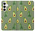 W3285 Avocado Fruit Pattern Hard Case and Leather Flip Case For Samsung Galaxy S24 Plus