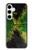 W3319 Jamaica Flag Vintage Football Graphic Hard Case and Leather Flip Case For Samsung Galaxy S24 Plus