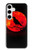 W3328 Crow Red Moon Hard Case and Leather Flip Case For Samsung Galaxy S24 Plus