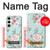 W3494 Vintage Rose Polka Dot Hard Case and Leather Flip Case For Samsung Galaxy S24 Plus