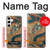 W3541 Dragon Cloud Painting Hard Case and Leather Flip Case For Samsung Galaxy S24 Plus