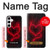 W3682 Devil Heart Hard Case and Leather Flip Case For Samsung Galaxy S24 Plus