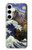 W3851 World of Art Van Gogh Hokusai Da Vinci Hard Case and Leather Flip Case For Samsung Galaxy S24 Plus
