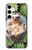 W3863 Pygmy Hedgehog Dwarf Hedgehog Paint Hard Case and Leather Flip Case For Samsung Galaxy S24 Plus