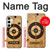 W3894 Paper Gun Shooting Target Hard Case and Leather Flip Case For Samsung Galaxy S24 Plus