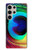 W0511 Peacock Hard Case and Leather Flip Case For Samsung Galaxy S24 Ultra