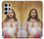 W0798 Jesus Hard Case and Leather Flip Case For Samsung Galaxy S24 Ultra