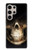 W1107 Skull Face Grim Reaper Hard Case and Leather Flip Case For Samsung Galaxy S24 Ultra