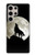 W1981 Wolf Howling at The Moon Hard Case and Leather Flip Case For Samsung Galaxy S24 Ultra