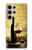 W2042 A Grape Vineyard Grapes Bottle Red Wine Hard Case and Leather Flip Case For Samsung Galaxy S24 Ultra