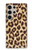 W2204 Leopard Pattern Graphic Printed Hard Case and Leather Flip Case For Samsung Galaxy S24 Ultra