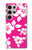 W2246 Hawaiian Hibiscus Pink Pattern Hard Case and Leather Flip Case For Samsung Galaxy S24 Ultra