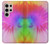 W2488 Tie Dye Color Hard Case and Leather Flip Case For Samsung Galaxy S24 Ultra