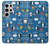 W2572 Marine Penguin Pattern Hard Case and Leather Flip Case For Samsung Galaxy S24 Ultra