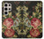 W3013 Vintage Antique Roses Hard Case and Leather Flip Case For Samsung Galaxy S24 Ultra