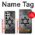 W3107 Judaism Star of David Symbol Hard Case and Leather Flip Case For Samsung Galaxy S24 Ultra