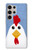 W3254 Chicken Cartoon Hard Case and Leather Flip Case For Samsung Galaxy S24 Ultra