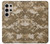 W3294 Army Desert Tan Coyote Camo Camouflage Hard Case and Leather Flip Case For Samsung Galaxy S24 Ultra