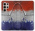 W3304 France Flag Vintage Football Graphic Hard Case and Leather Flip Case For Samsung Galaxy S24 Ultra