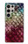 W3539 Mermaid Fish Scale Hard Case and Leather Flip Case For Samsung Galaxy S24 Ultra