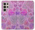 W3710 Pink Love Heart Hard Case and Leather Flip Case For Samsung Galaxy S24 Ultra