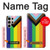 W3846 Pride Flag LGBT Hard Case and Leather Flip Case For Samsung Galaxy S24 Ultra