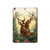 W2841 Vintage Reindeer Christmas Tablet Hard Case For iPad 10.2 (2021,2020,2019), iPad 9 8 7