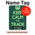W3862 Keep Calm and Trade On Tablet Hard Case For iPad 10.2 (2021,2020,2019), iPad 9 8 7