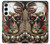 W0753 Skull Wing Rose Punk Hard Case and Leather Flip Case For Samsung Galaxy A55 5G