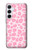 W2213 Pink Leopard Pattern Hard Case and Leather Flip Case For Samsung Galaxy A55 5G