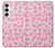 W2213 Pink Leopard Pattern Hard Case and Leather Flip Case For Samsung Galaxy A55 5G