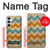 W3033 Vintage Wood Chevron Graphic Printed Hard Case and Leather Flip Case For Samsung Galaxy A55 5G