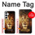 W3182 Lion Hard Case and Leather Flip Case For Samsung Galaxy A55 5G