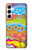 W3407 Hippie Art Hard Case and Leather Flip Case For Samsung Galaxy A55 5G