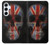 W3848 United Kingdom Flag Skull Hard Case and Leather Flip Case For Samsung Galaxy A55 5G