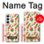 W3883 Fruit Pattern Hard Case and Leather Flip Case For Samsung Galaxy A55 5G