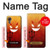 W2454 Red Cute Little Devil Cartoon Hard Case and Leather Flip Case For Samsung Galaxy Xcover7